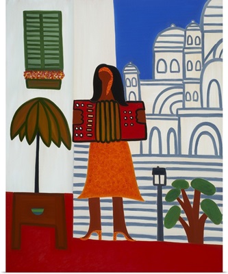 The Gypsy Girl in Front of Sacre Coeur, 2006