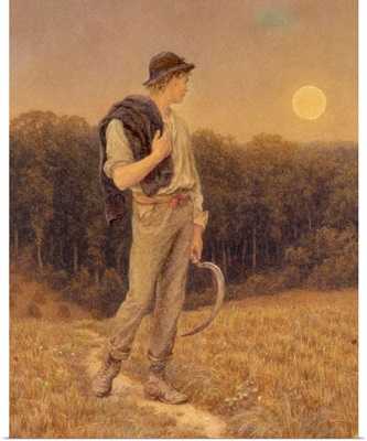 The Harvest Moon, globed in mellow splendour, 1879