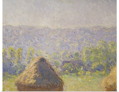 The Haystacks Or, The End Of The Summer, At Giverny, 1891 (Detail Of 19132)
