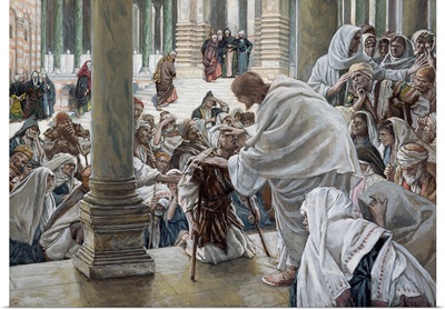 The Healing of the Lame in the Temple, illustration for The Life of Christ, c.1886-94