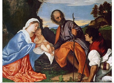 The Holy Family and a Shepherd, c.1510