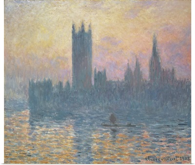 The Houses Of Parliament, Sunset, 1903