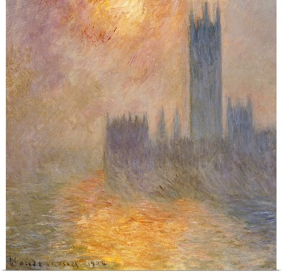 The Houses of Parliament, Sunset, 1904
