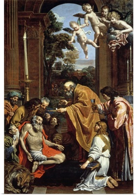 The Last Sacrament of St. Jerome, 1614