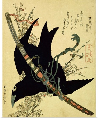 The Little Raven with the Minamoto clan sword, c.1823