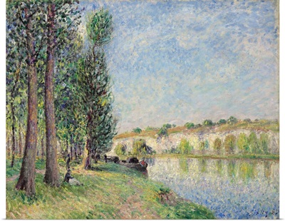 The Loing at Moret, 1885