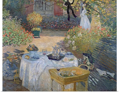 The Luncheon Monet's garden at Argenteuil, c.1873