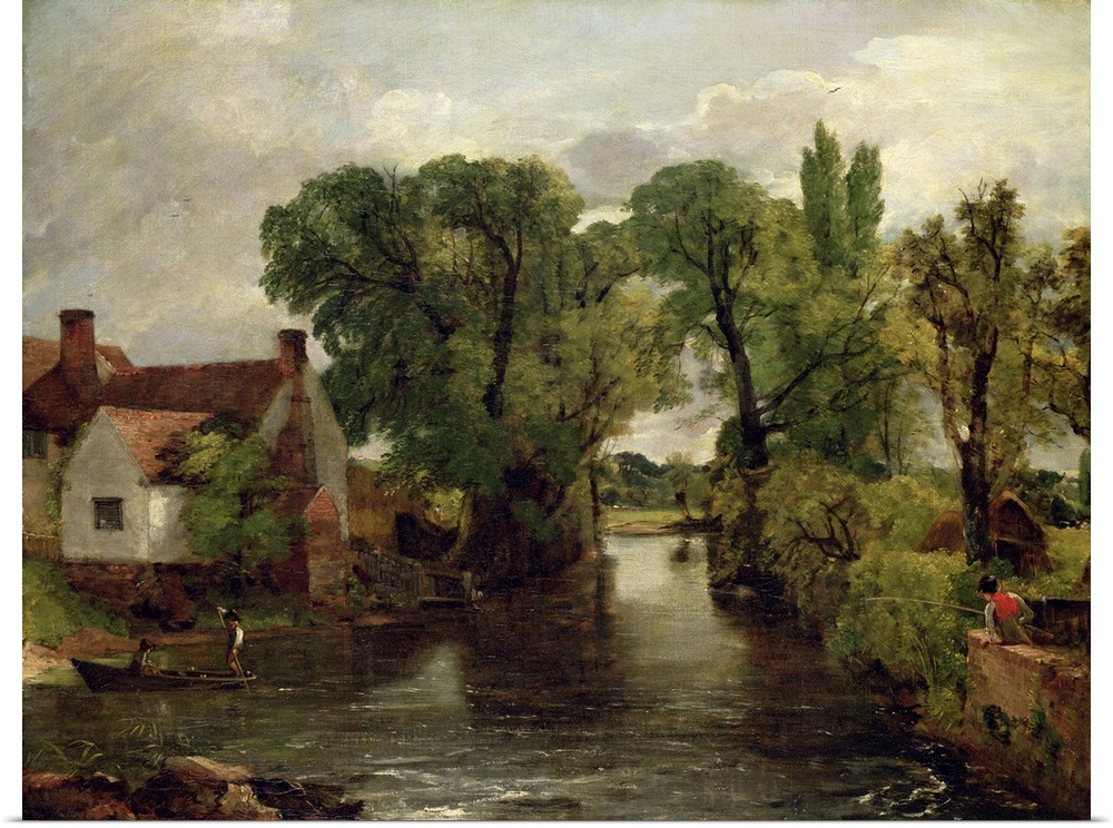 IPS2108 Credit: The Mill Stream, 1814-15 by John Constable (1776-1837) Ipswich Borough Council Museums and Galleries, Suff...