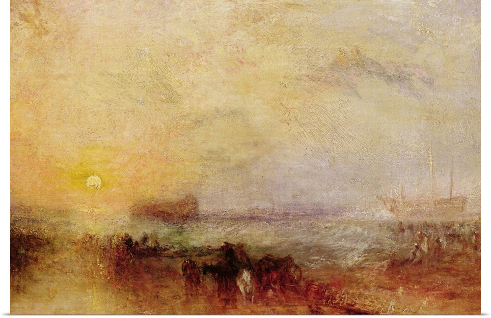 NGW186838 Credit: The Morning after the Wreck, c.1835-40 (oil on canvas) by Joseph Mallord William Turner (1775-1851)A Nat...