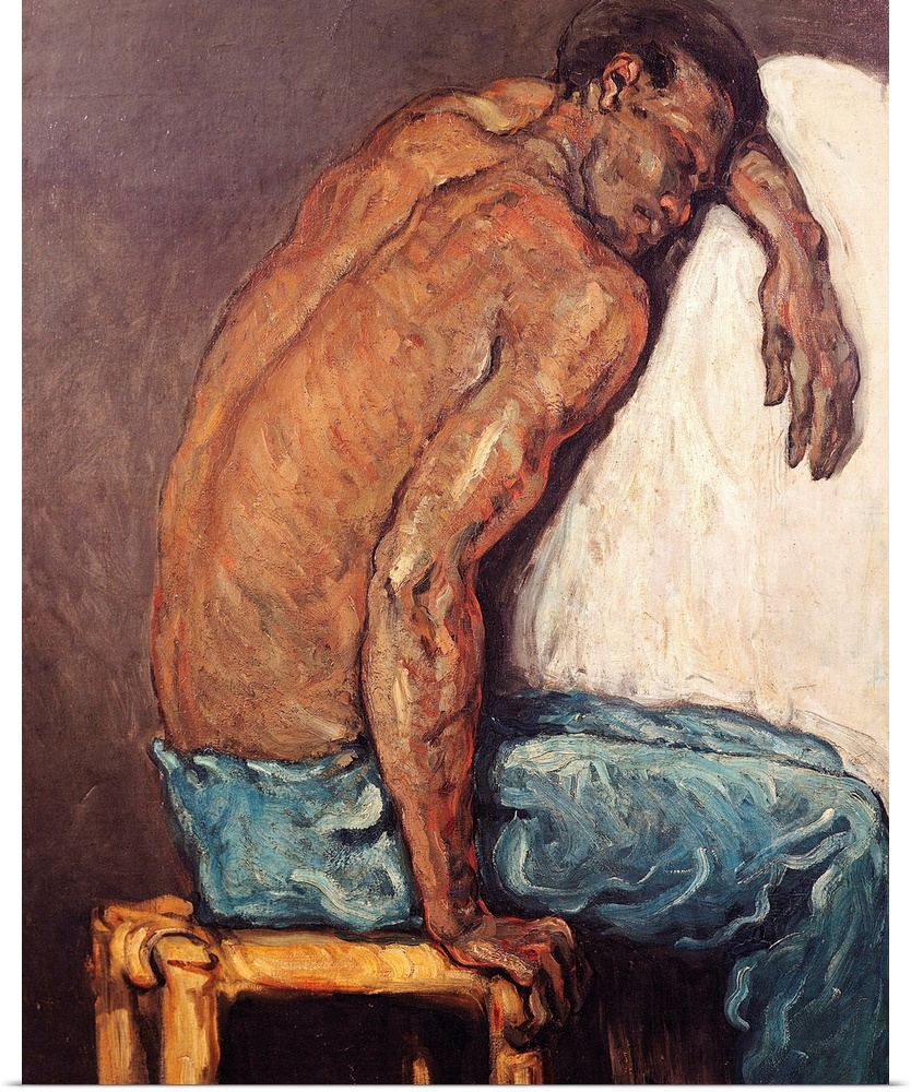 The Negro Scipio, c.1866-68 (originally oil on canvas) by Cezanne, Paul (1839-1906).