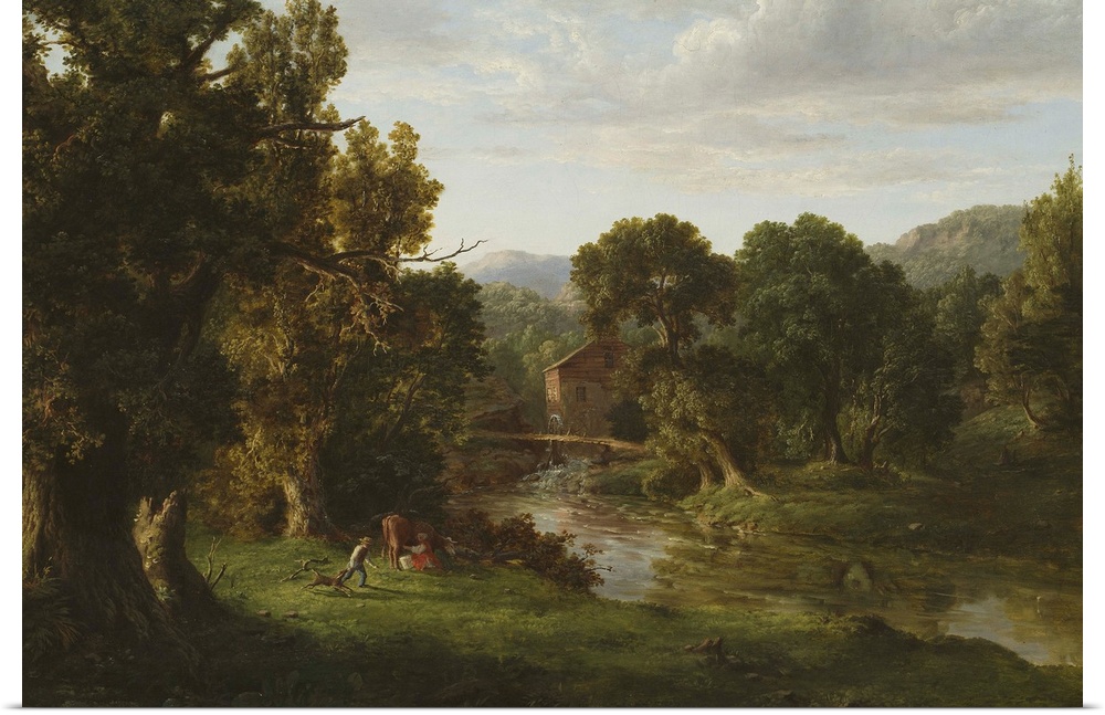 The Old Mill, 1849, oil on canvas.