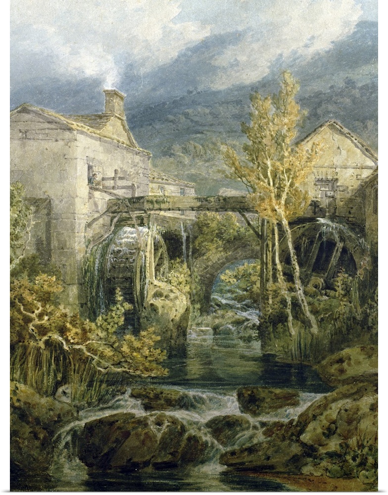 LIV47133 Credit: The Old Mill, Ambleside by Joseph Mallord William Turner (1775-1851)A University of Liverpool Art Gallery