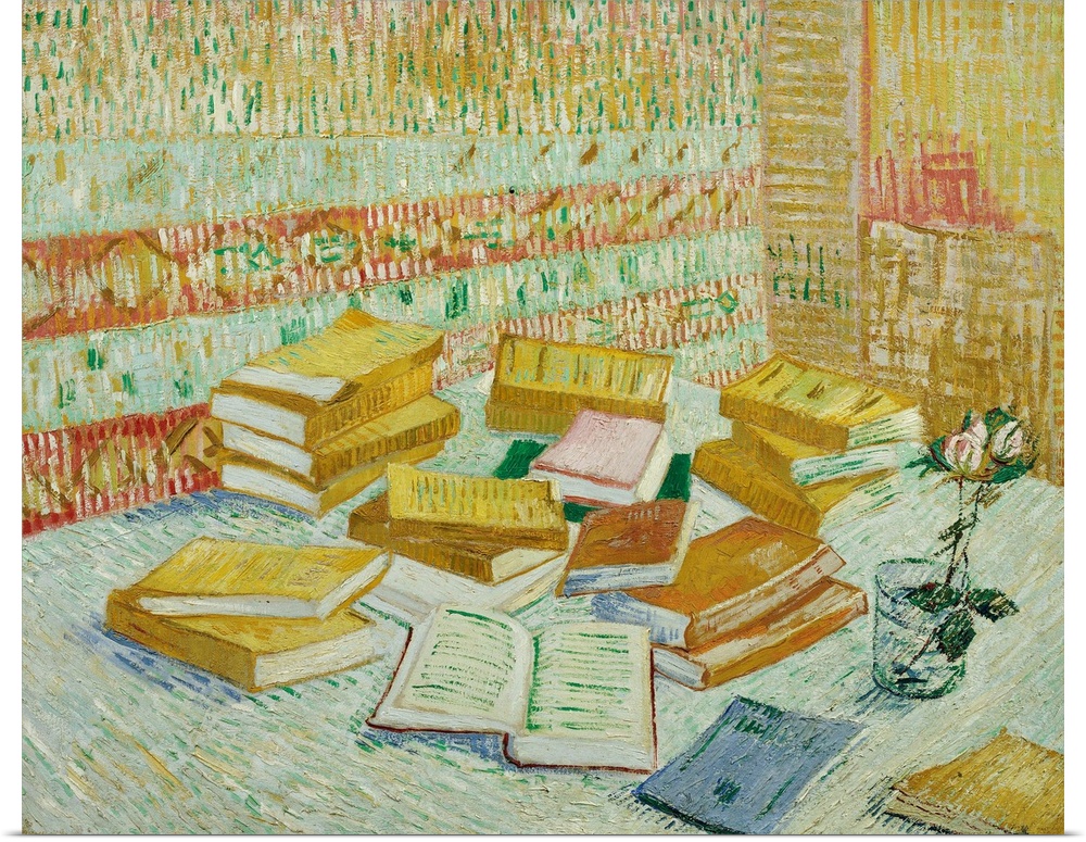 The Parisian Novels (The Yellow Books), 1887 (oil on canvas)