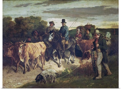 The Peasants of Flagey Returning from the Fair, 1850-55