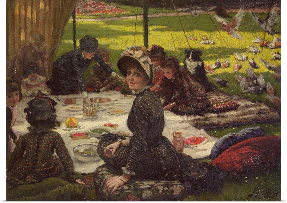 The Picnic (Dejeuner sur l'Herbe), c.1881-2
