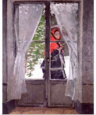 The Red Kerchief, Portrait of Mrs.Monet, 1873