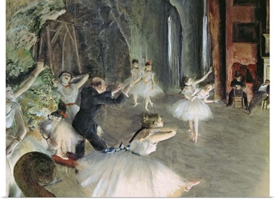 The Rehearsal of the Ballet on Stage, c.1878 79