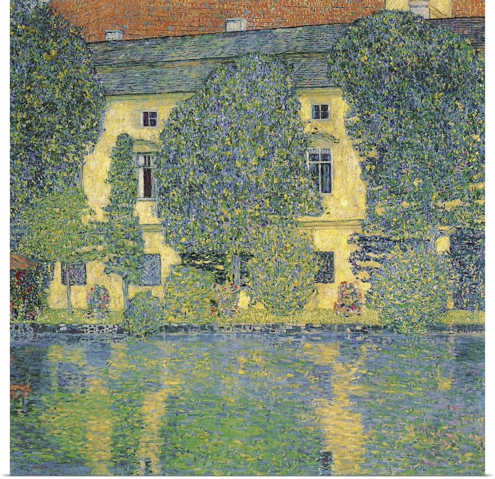 The Schloss Kammer on the Attersee III, 1910 (oil on canvas)  by Klimt, Gustav (1862-1918); Private Collection; This work ...