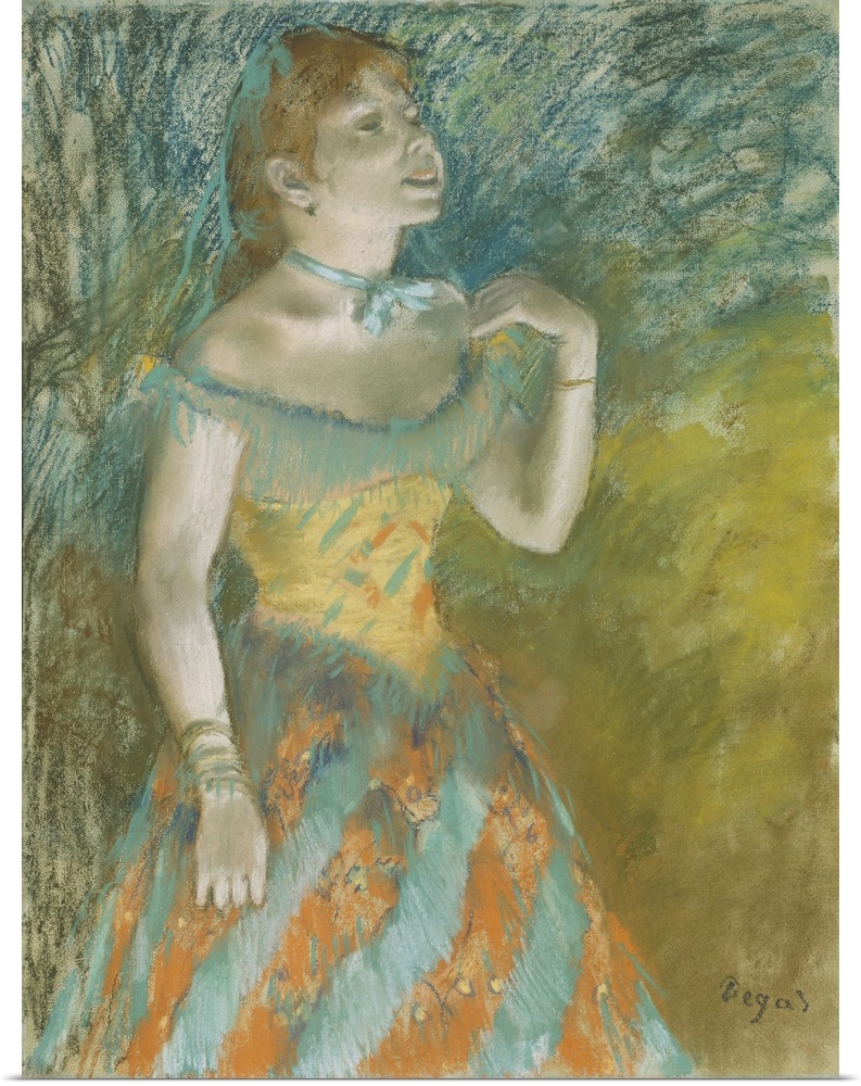 The Singer In Green, 1884