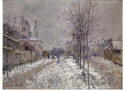 The Snow-Covered Boulevard De Pontoise In Argenteuil, 1875