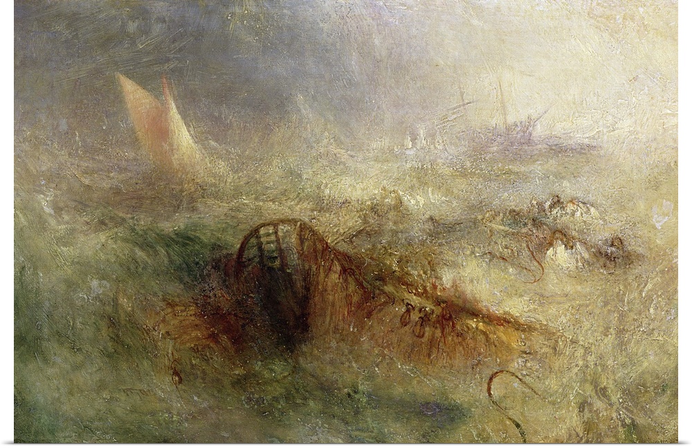 NGW185740 Credit: The Storm, c.1840-45 (oil on canvas) by Joseph Mallord William Turner (1775-1851)A National Museum Wales...