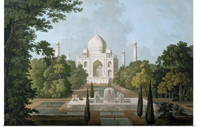 The Taj Mahal, Agra, from the Garden, published 1801