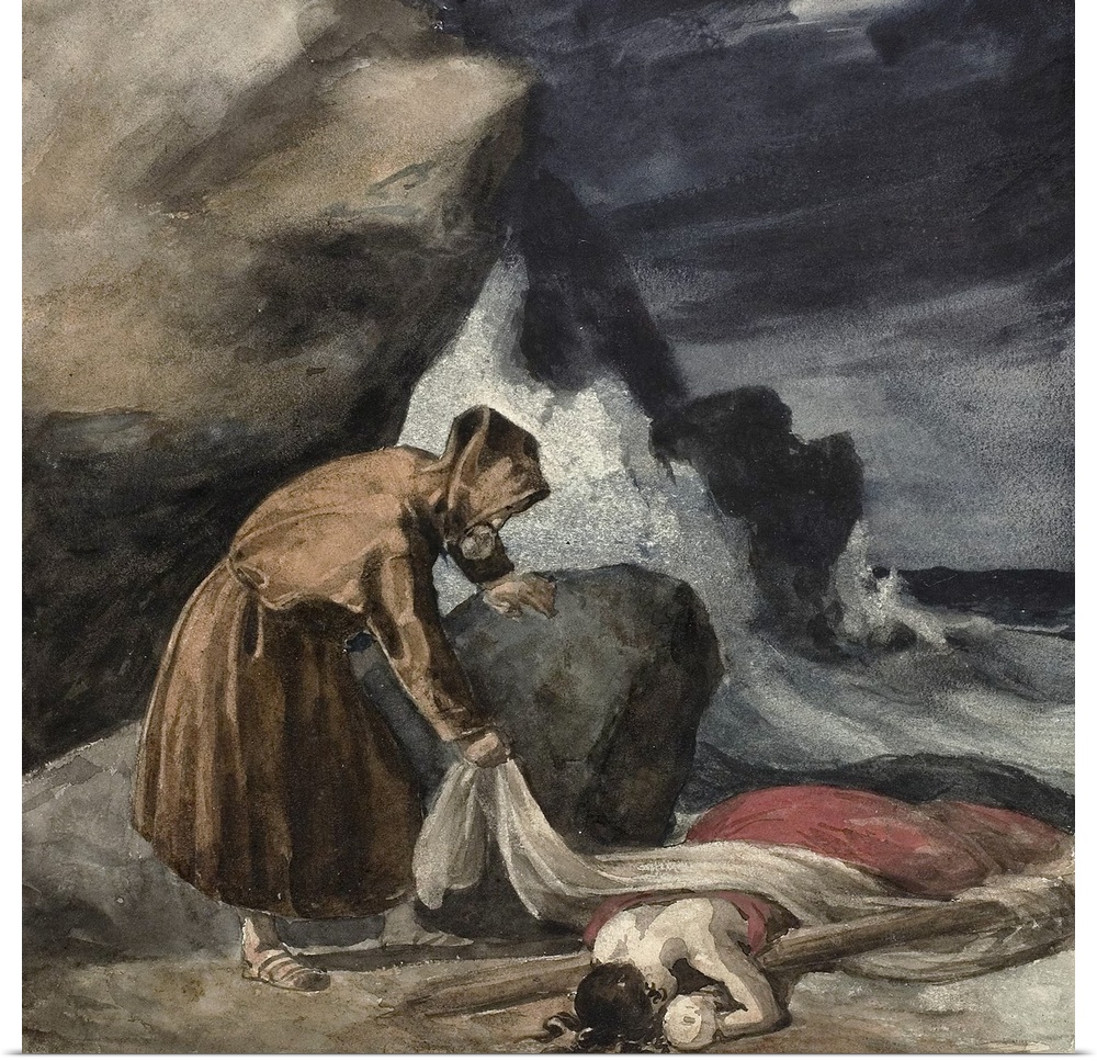 The Tempest, c.1821-23, watercolor, gouache and touches of scraping on paper.