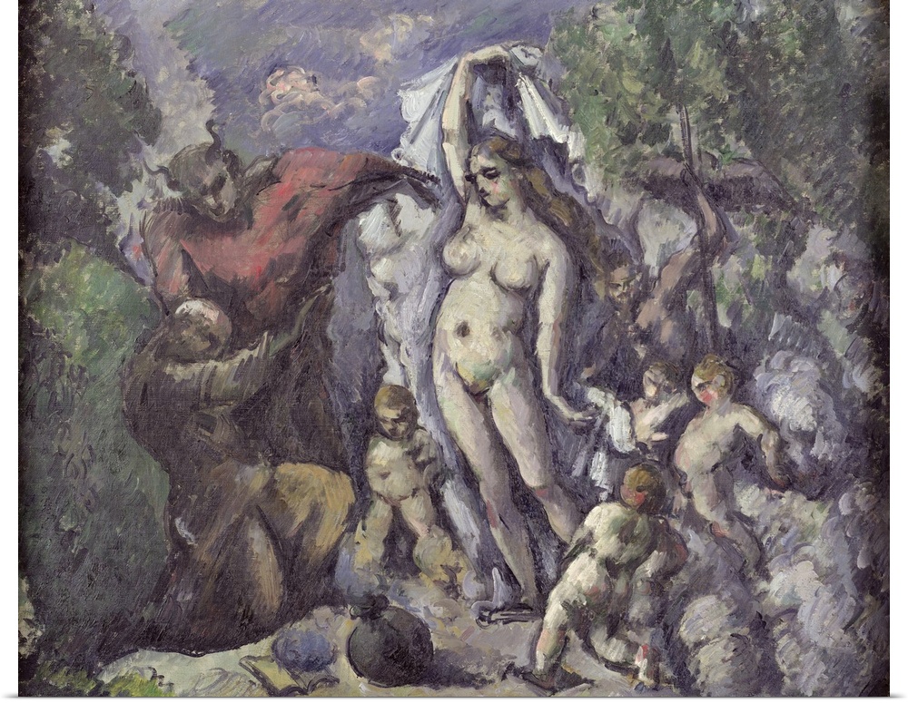 XIR160589 The Temptation of St. Anthony, c.1875 (oil on canvas)  by Cezanne, Paul (1839-1906); 47x56 cm; Musee d'Orsay, Pa...