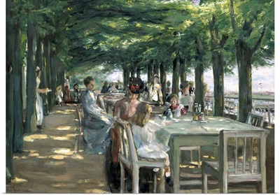 The Terrace at the Restaurant Jacob in Nienstedten on the Elbe, 1902