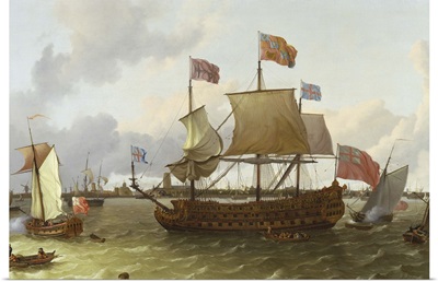 The Three-Master 'Britannia' in Rotterdam, 1698