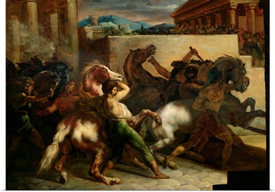 The Wild Horse Race at Rome, c.1817