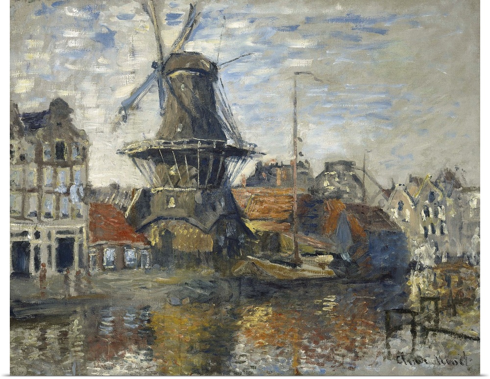 The Windmill, Amsterdam, 1871 (Originally oil on canvas)