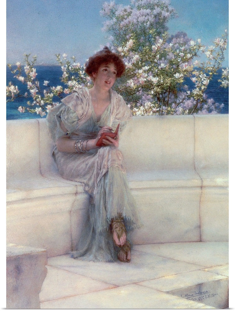 RA15097 The Year's at the Spring, All's Right with the World, 1902 (oil on panel) by Alma-Tadema, Sir Lawrence (1836-1912)...