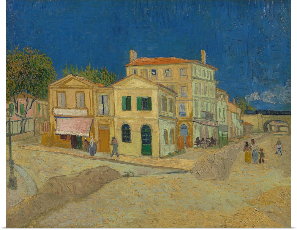 The Yellow House, 1888, oil on canvas.  By Vincent van Gogh (1853-90).