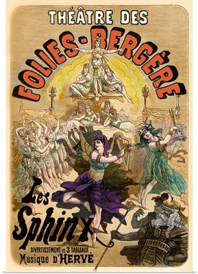 Theatre Des Folies-Begere - Poster