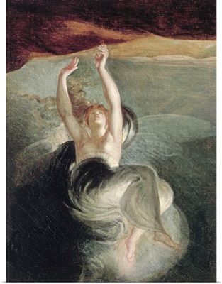 Titania finds the magic ring on the shore, from 'Oberon' by Christoph Martin Wieland