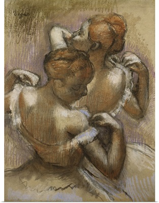 Two Dancers Adjusting their Shoulder Straps, c.1897