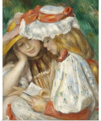Two Girls Reading, 1890-1