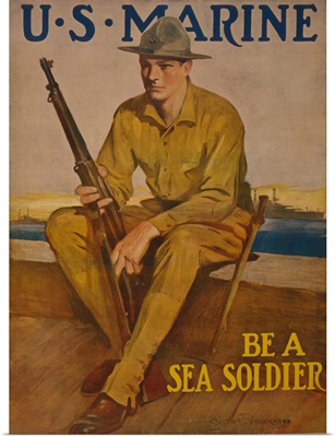 US Marine - Be A Sea Soldier, 1917