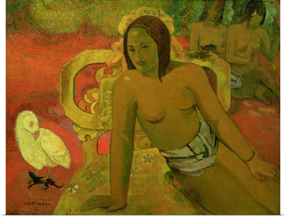 XIR19813 Vairumati, 1897 (oil on canvas)  by Gauguin, Paul (1848-1903); 73x94 cm; Musee d'Orsay, Paris, France; Giraudon; ...