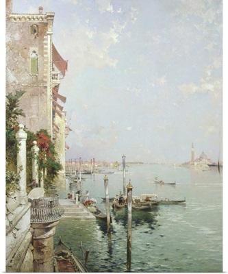 Venice: View from the Zattere with San Giorgio Maggiore in the Distance