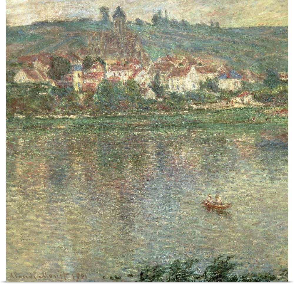 BAL35630 Vetheuil, 1901  by Monet, Claude (1840-1926); oil on canvas; 90x92 cm; Pushkin Museum, Moscow, Russia; French, ou...