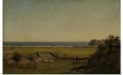 View Near Newport, Rhode Island, 1840-70