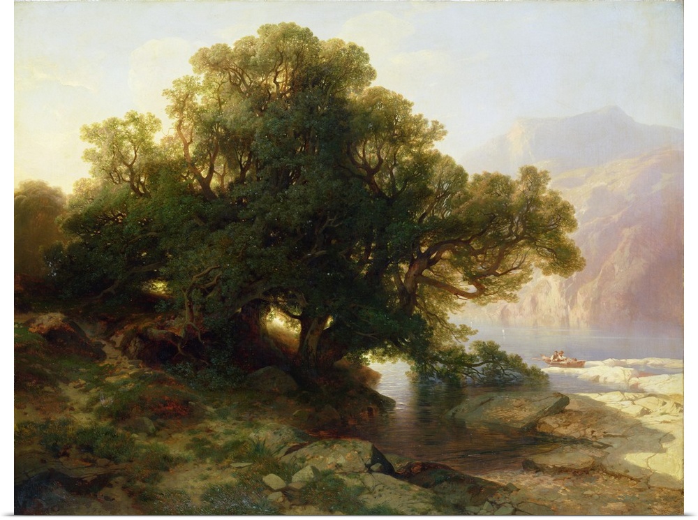 View of Lake Thuner, 1854