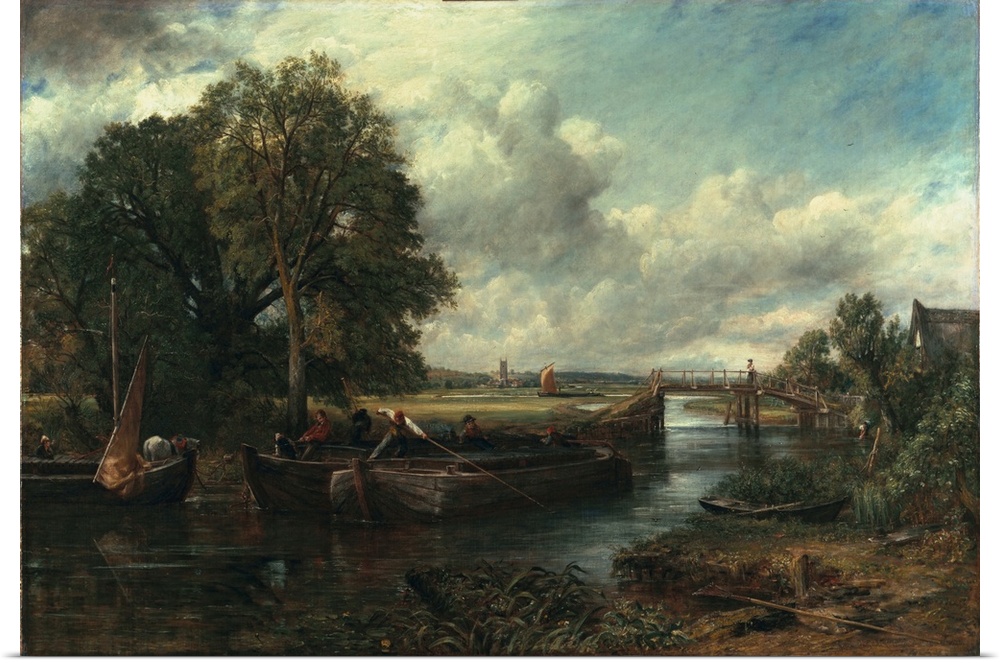 HEH416350 Credit: View of the Stour near Dedham, 1822 (oil on canvas) by John Constable (1776-1837)Huntington Library and ...