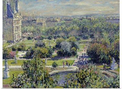 View Of The Tuileries Gardens, Paris, 1876