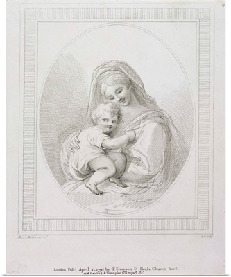 Virgin and Child, engraved by Luigi Schiavonetti, 1793