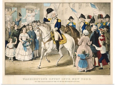 Washington's Entry Into New York On The Evacuation Of The City By The British In 1783