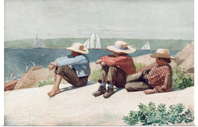 Watching Ships, Gloucester, 1875