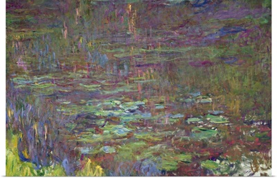Waterlilies at Sunset, detail from the right hand side, 1915 26